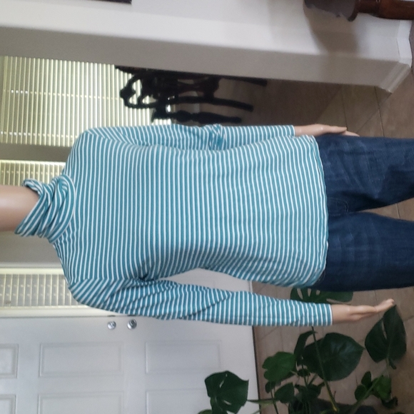 Lands End & Old Navy s stripes lover alert 2 turtleneck 1 scoopneck - Picture 3 of 4
